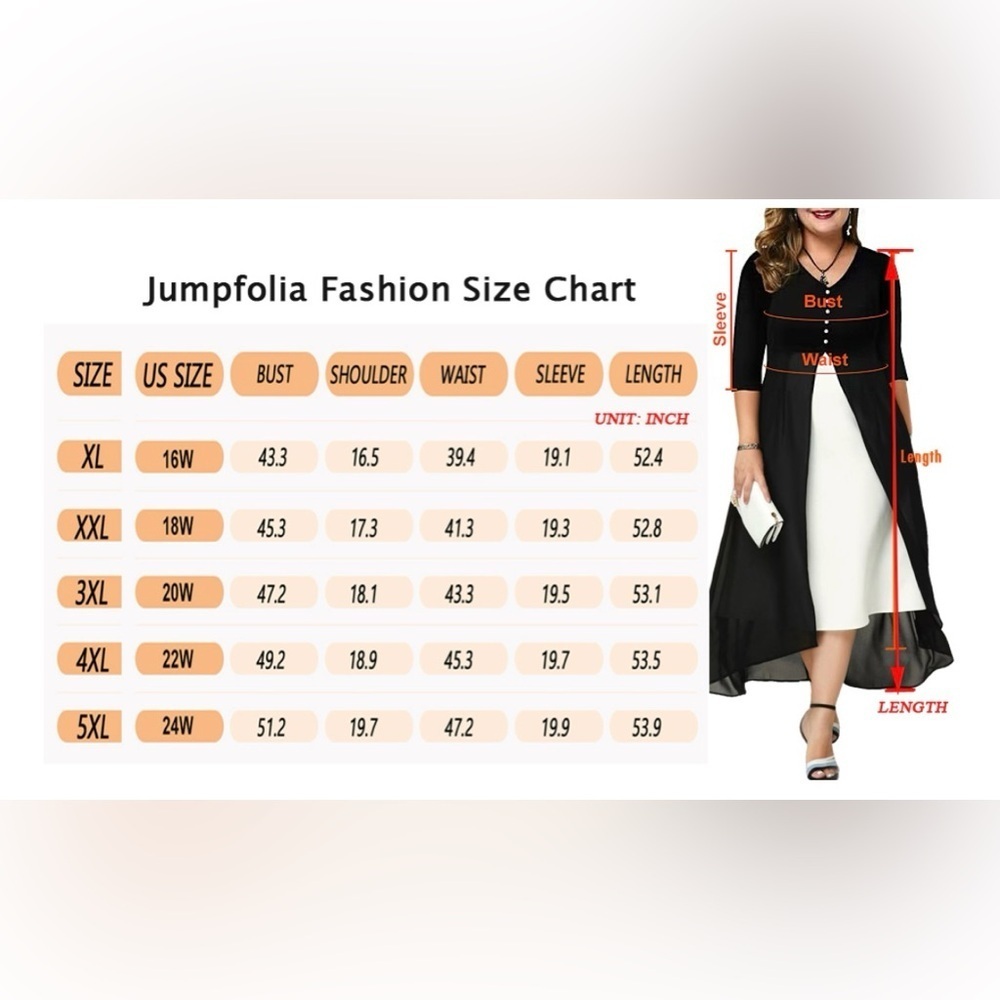 HOST PICK Chiffon Dress Black & White Contrast Panel Jumpfolia Size 4XL - Picture 4 of 9